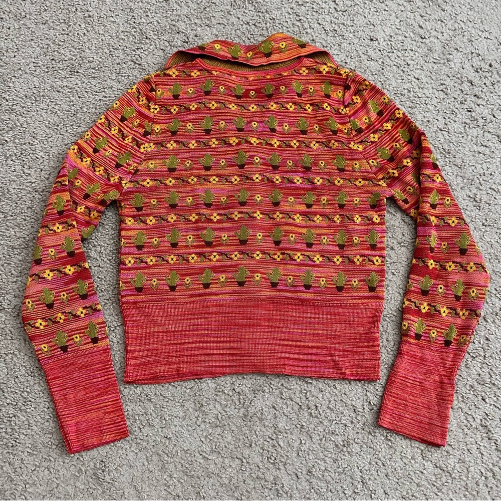 Zara Multicolor Patterned Cardigan - Picture 14 of 14